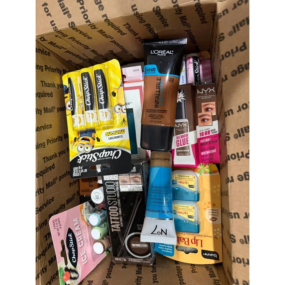 Mystery Makeup Bundle Reseller Box NYX L'Oreal Maybelline No7 New Cosmetic Mixed